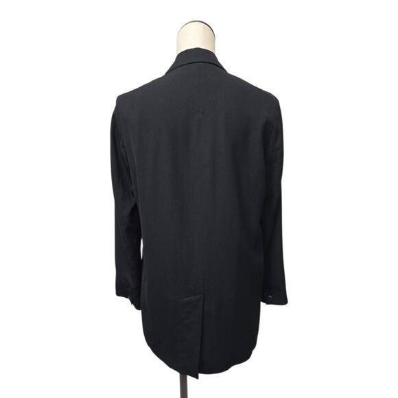 Vince Single Button Notched Collar Soft Crepe Blazer Jacket Size 4 *Inner‎ Flaw* - Picture 2 of 11